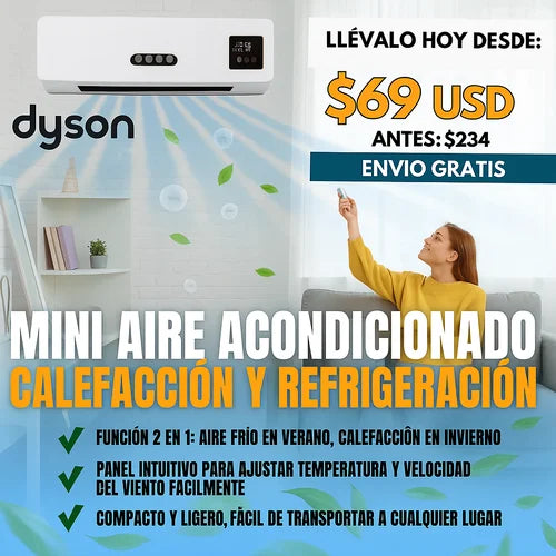 Aire Acondicionado 2 en 1 DYSON® | Calefaccíon y Refrigeracíon